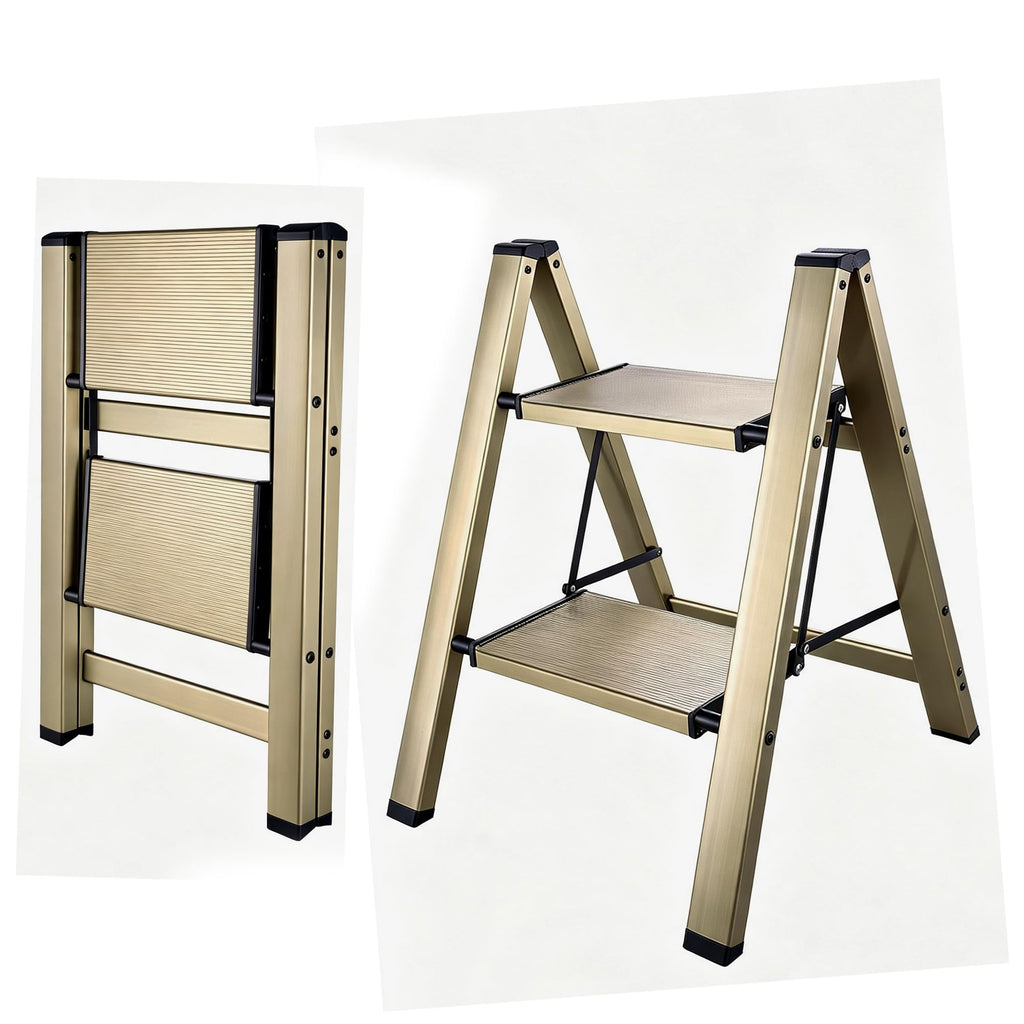 Foldable Aluminum Step Stool Q857515