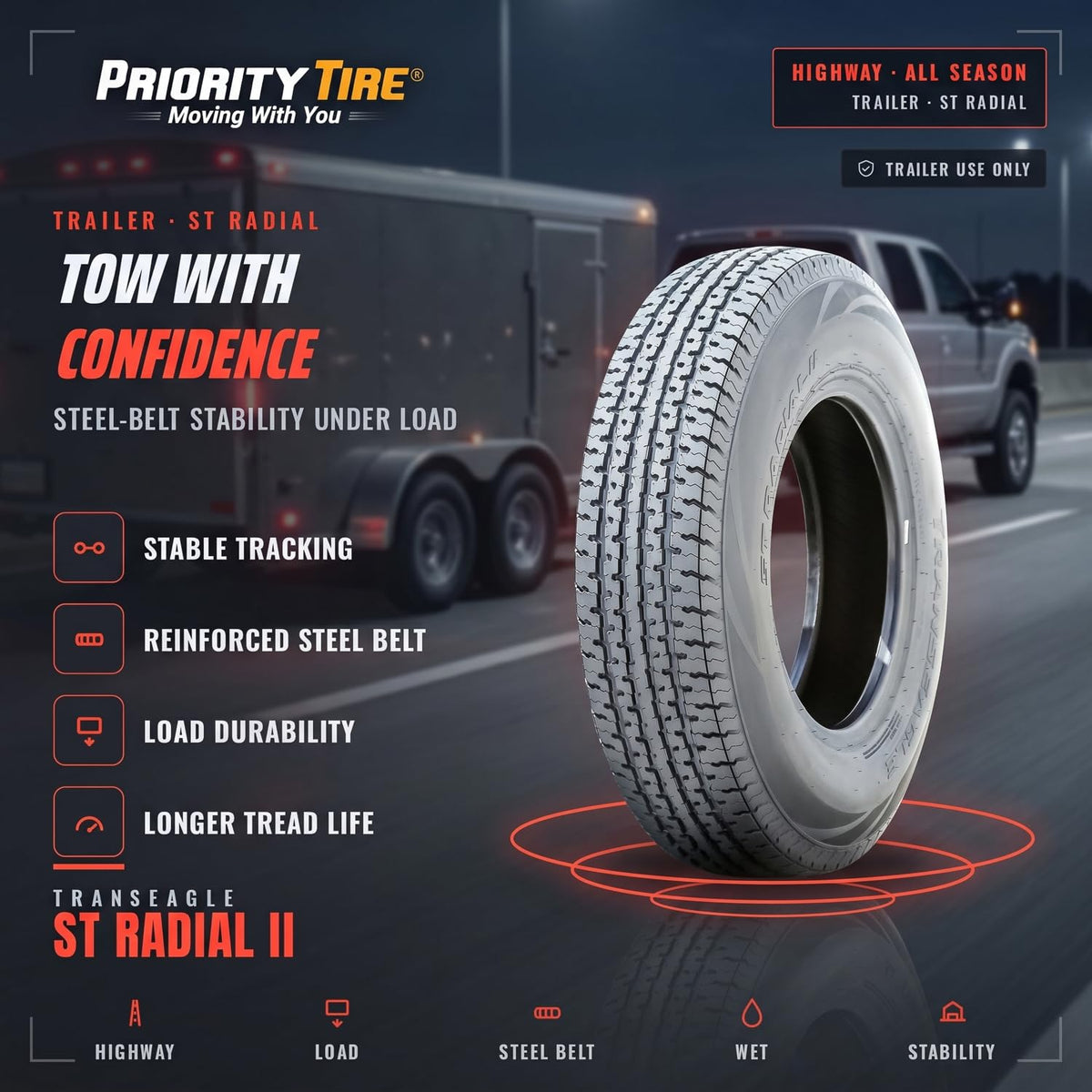 ST225/75R15 All Season Tire Q6306