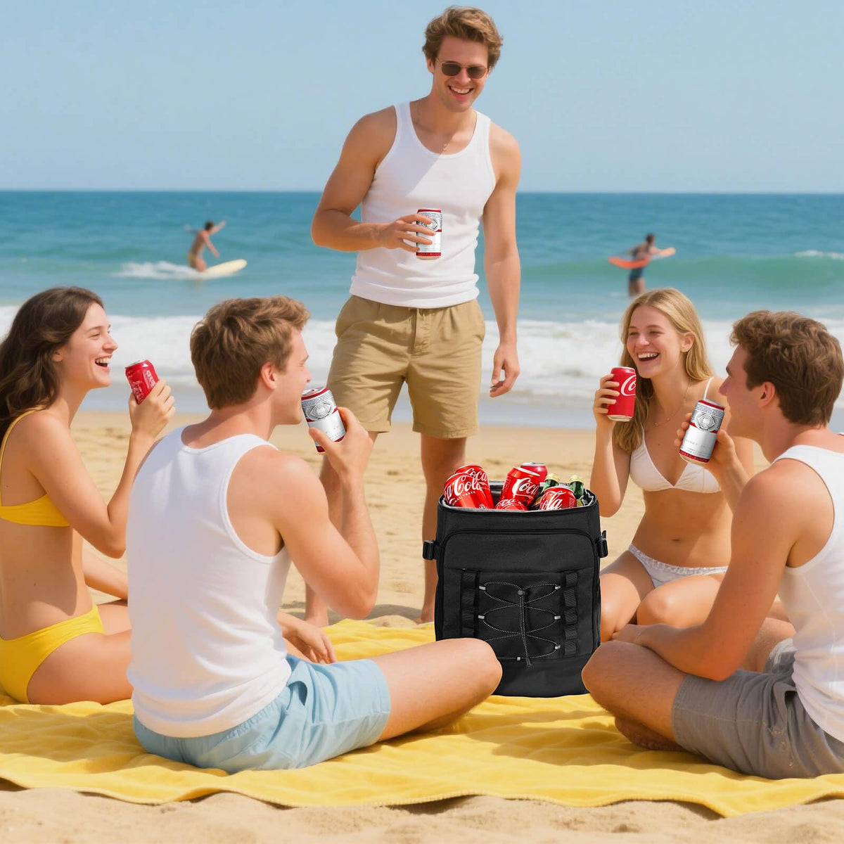 40 Cans Insulated Cooler Backpack N96563