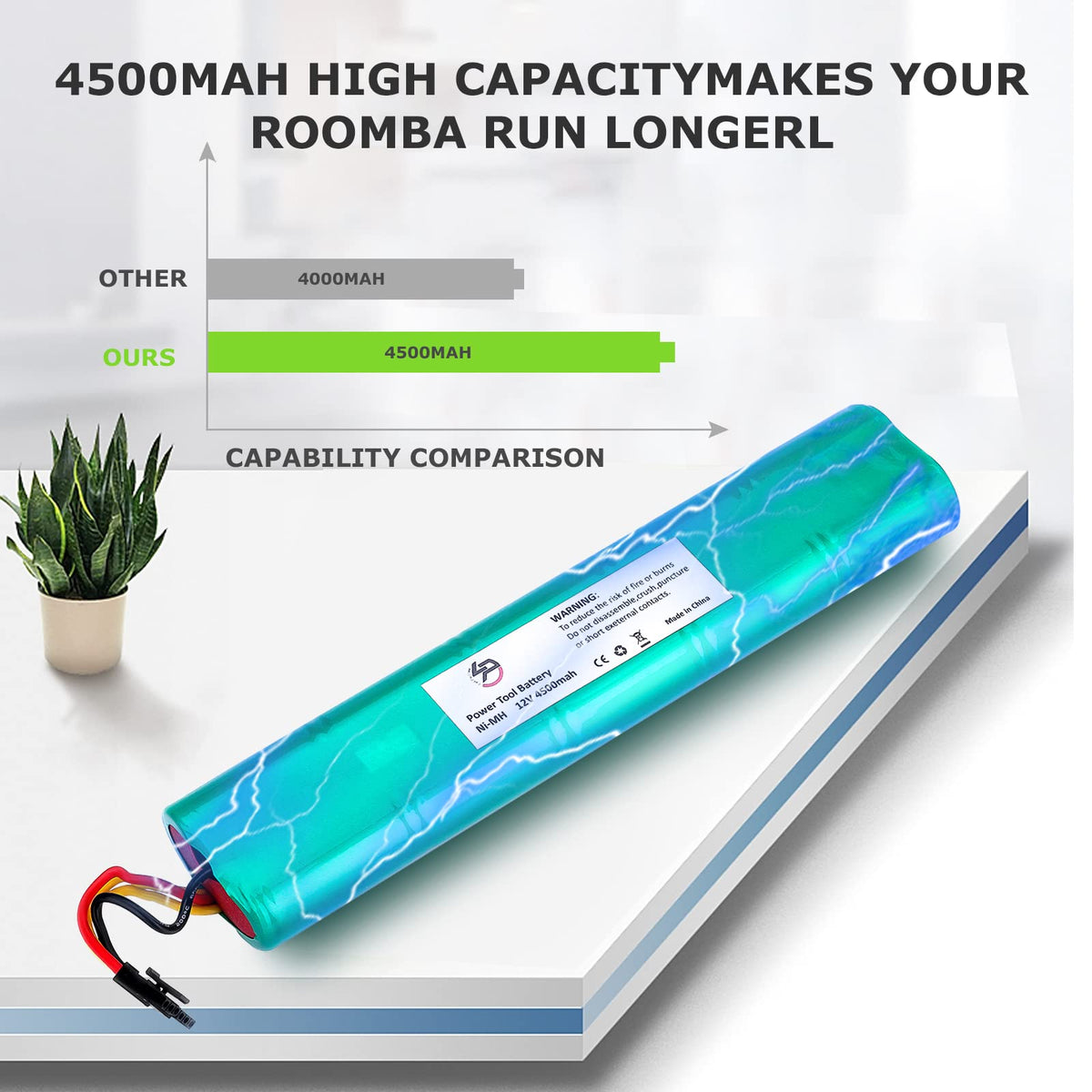 12V Ni-MH Rechargeable Vacuum Cleaner Battery Pack P691