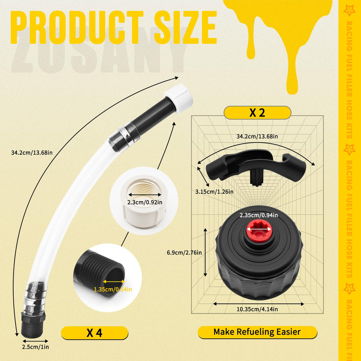 Fuel Jug Hose Kit 4 Pack A297343