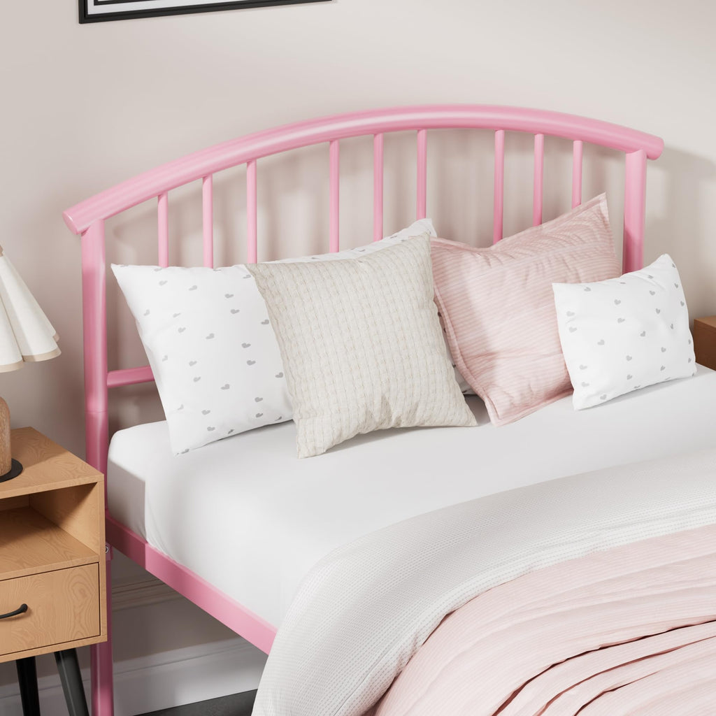 Twin Size Metal Bed Frame with Headboard and Footboard B663102
