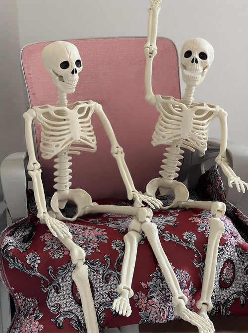2Pcs 36" 1Pcs 16" Posable Plastic Skeleton C2163