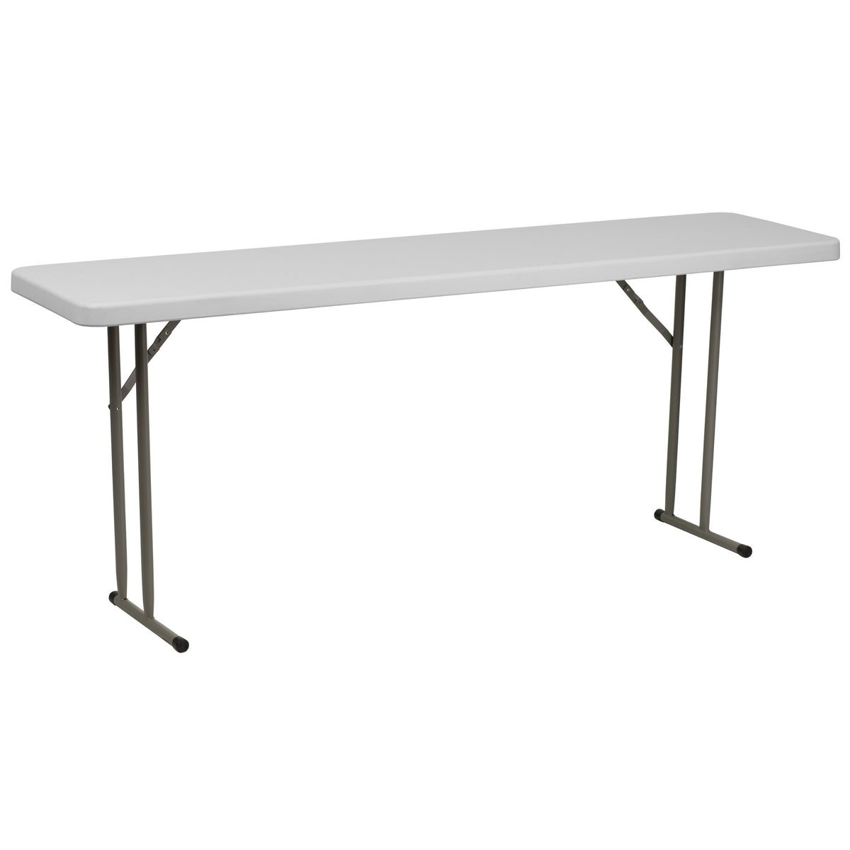 6-Foot White Plastic Folding Training Table N25567