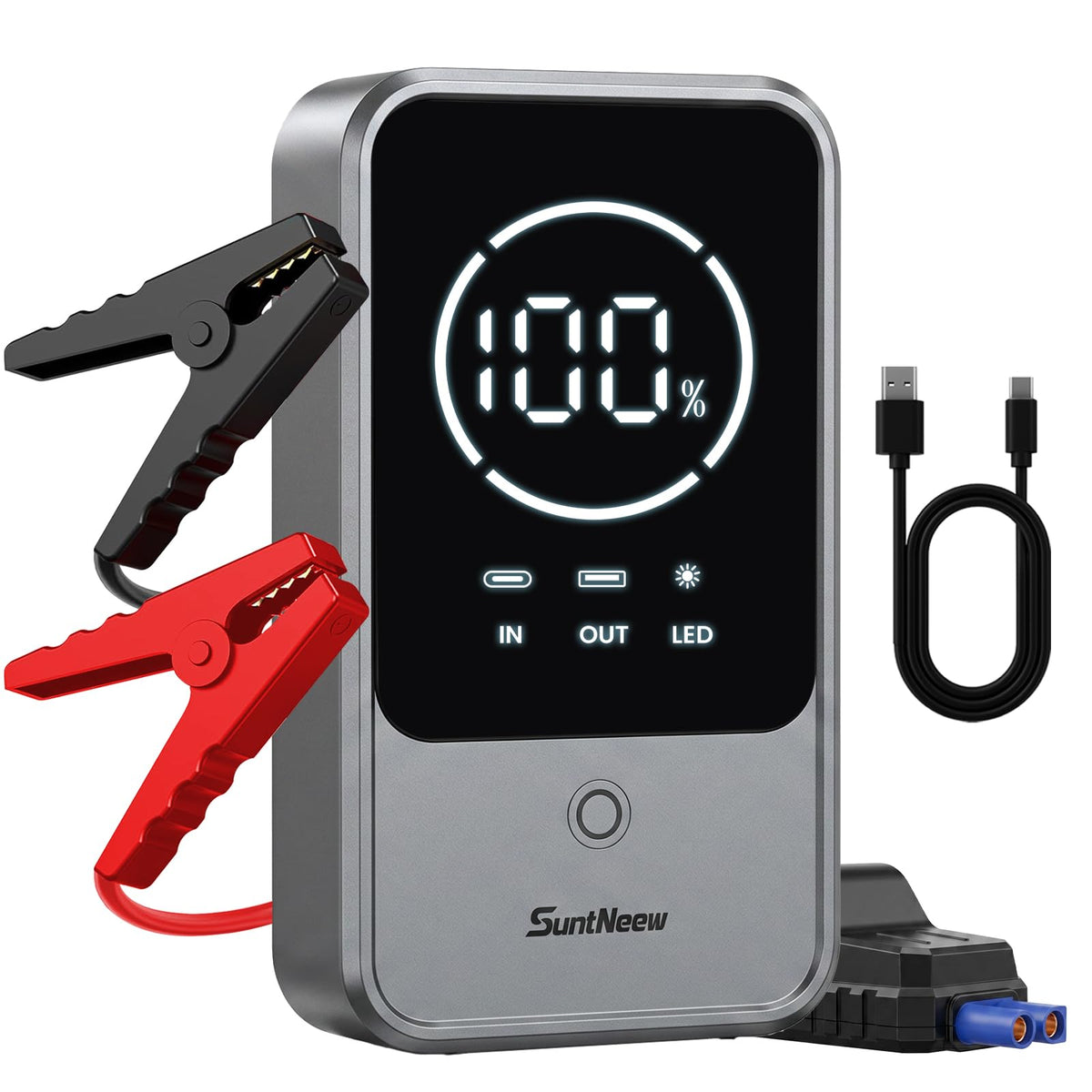 10000mAh 2000A 12V Jump Starter with LCD Display Y470851