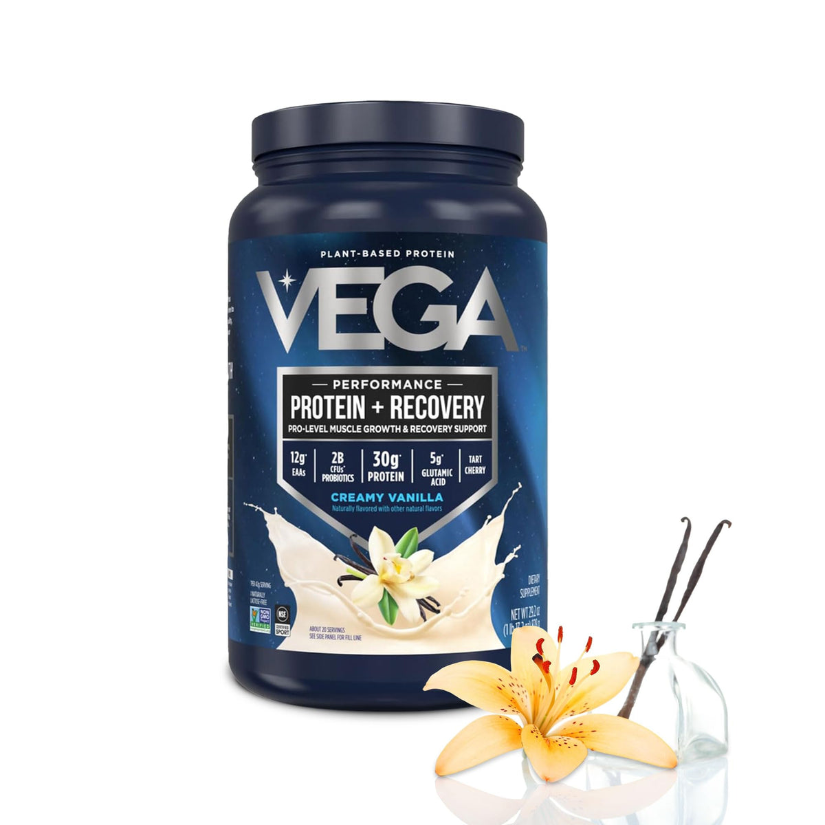 Vanilla Vegan Protein Powder 28.8 oz G712145