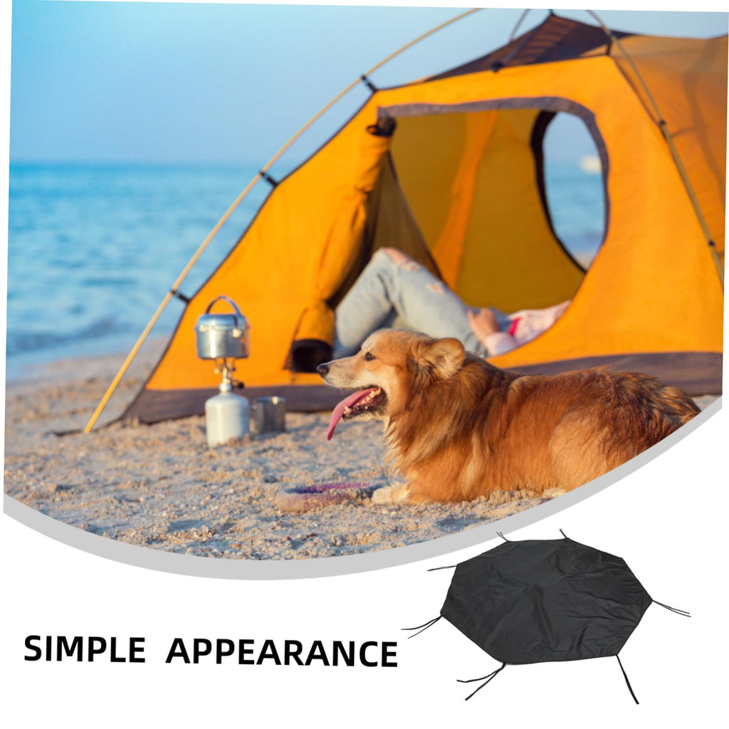 Waterproof Sunproof Dog Playpen Roof Cover 210D Oxford Cloth Black M54393