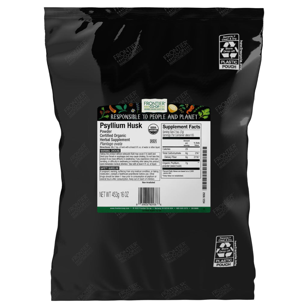 Organic Psyllium Husk Powder 1lb M784