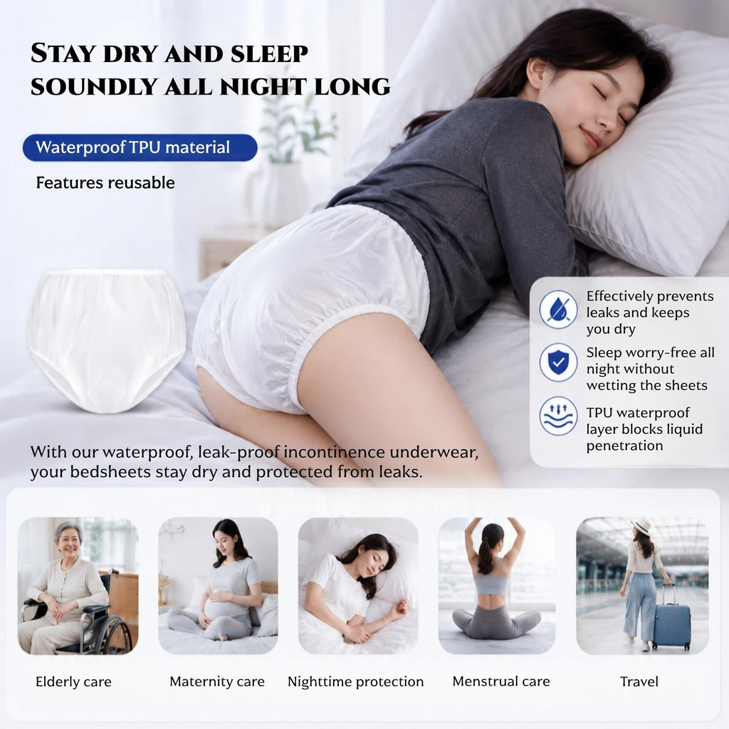 TPU Snap-on Washable Reusable Incontinence Pants V344