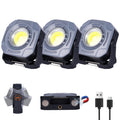 3 Pack 4000mAh 840 Lumens Magnetic Rechargeable Work Light X56679