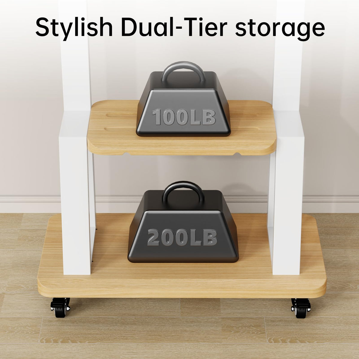 TV Stand on Wheels for 32-75 Inch TVs C644