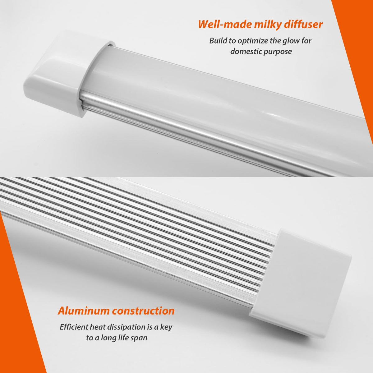 12volt DC LED Under Cabinet Strip Light, Warm White, with Switch, 23.6 inch C3815