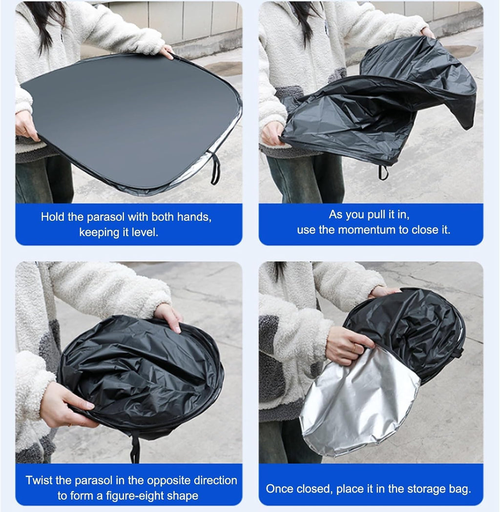 Car Windshield Sun Shade Graphene UV Protection I367951