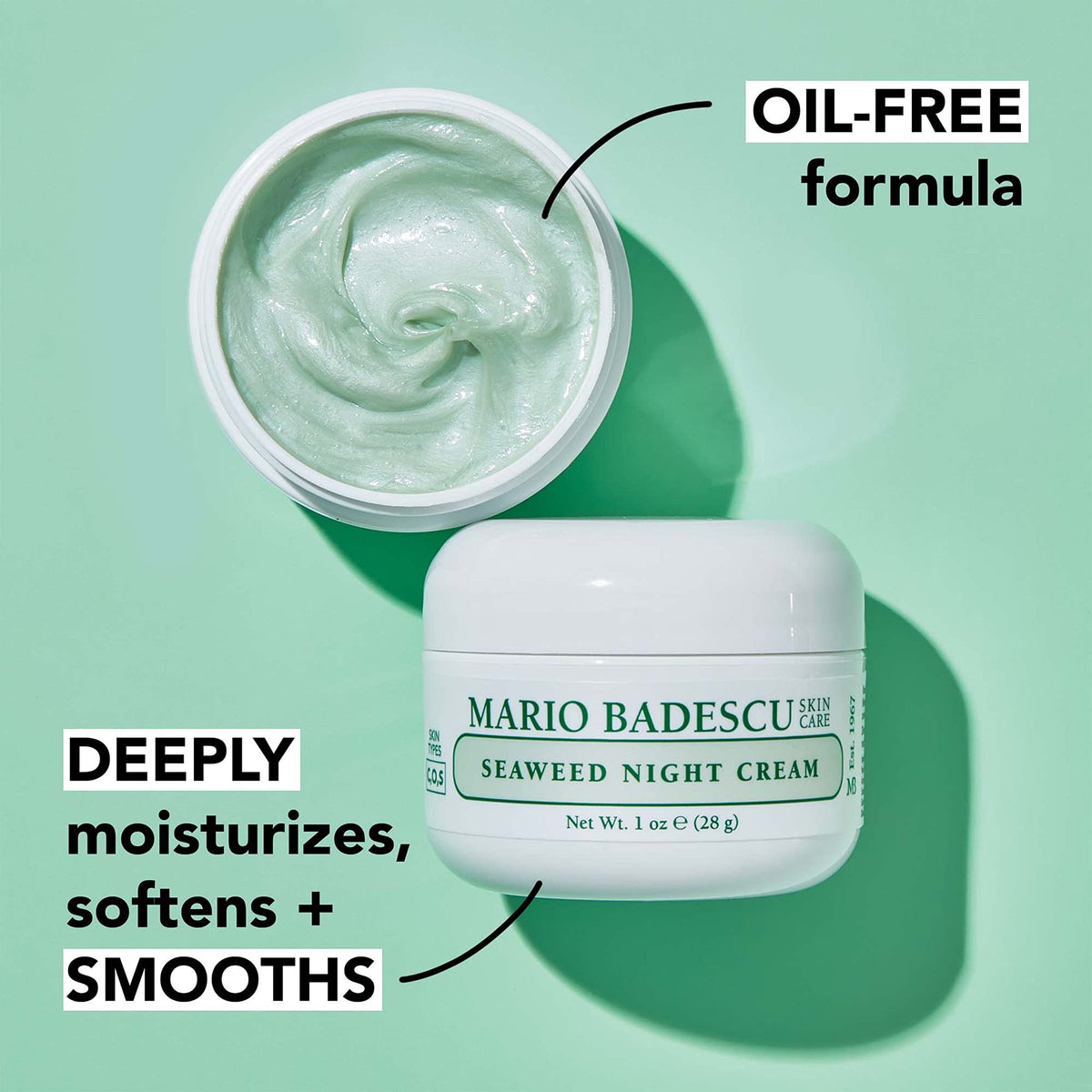Seaweed Night Cream Oil-Free Moisturizer with Collagen Z489961