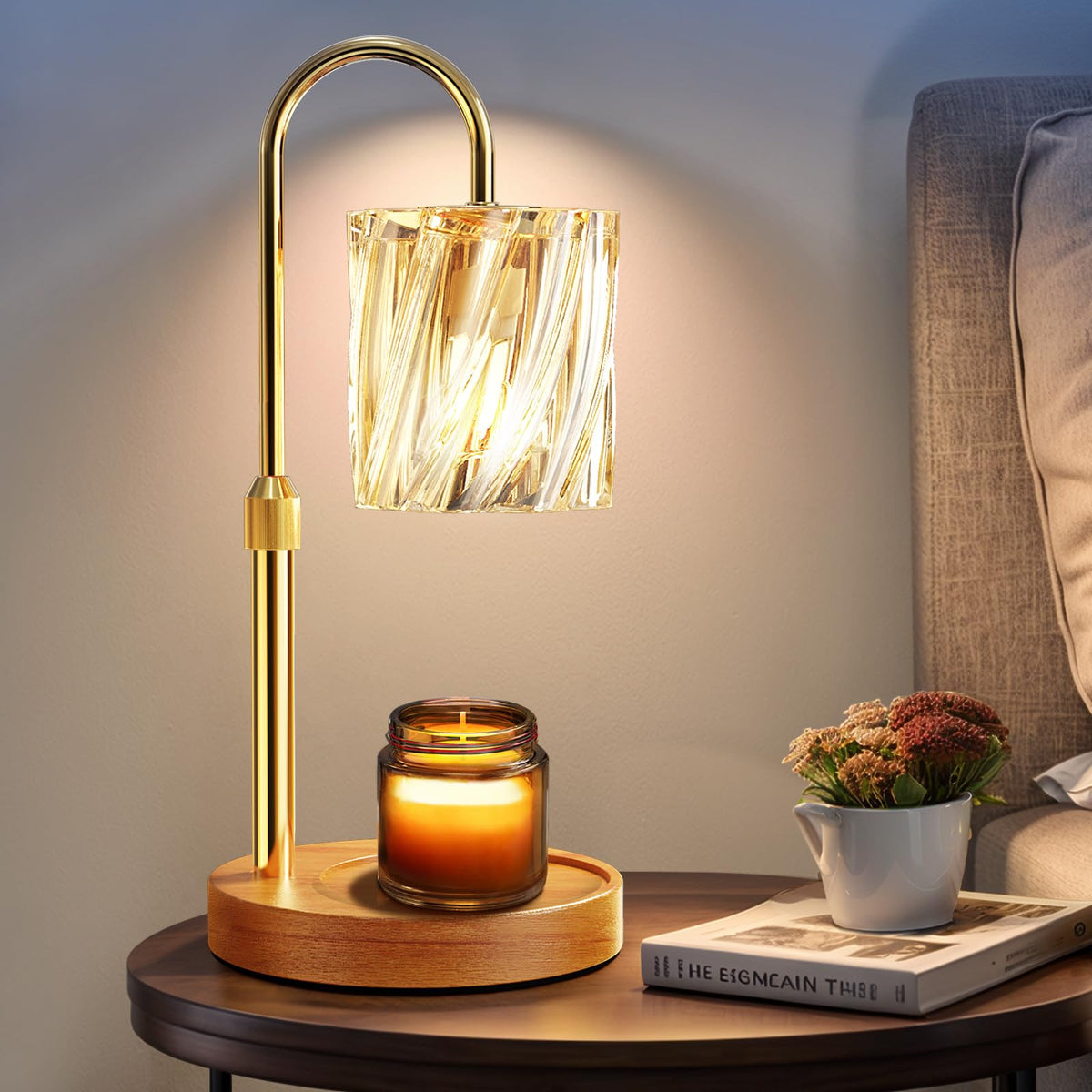 Candle Warmer Lamp with Timer Dimmer Y825876