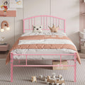 Twin Size Metal Bed Frame with Headboard and Footboard B663102