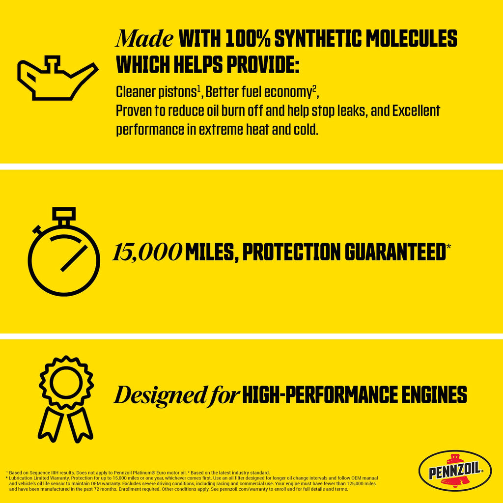 Full Synthetic 5W-30 Motor Oil, 5 Quart L4385