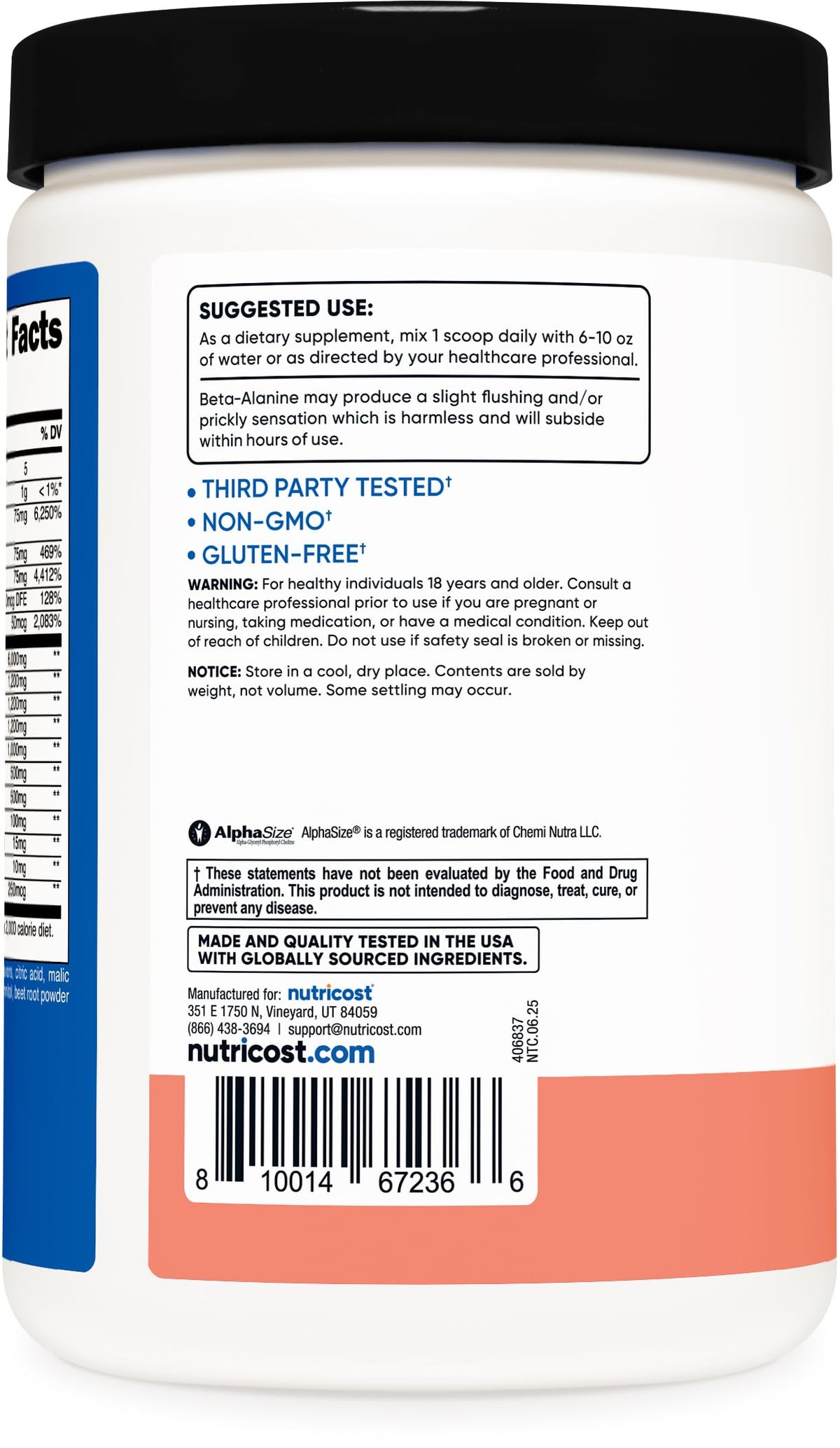 Stim-Free Pre-Workout 30 Servings K4614