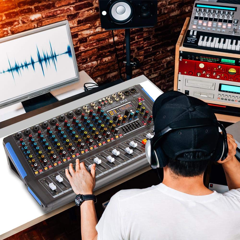 4-Channel Bluetooth Audio Mixer with USB and XLR C84409