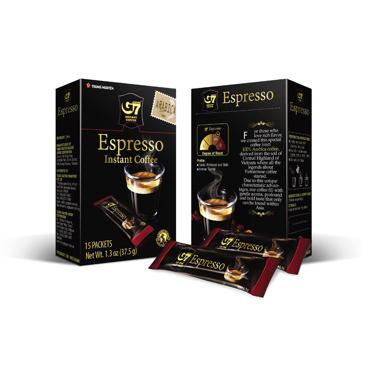 Instant Arabica Coffee 15 Packets 4-Pack W80469