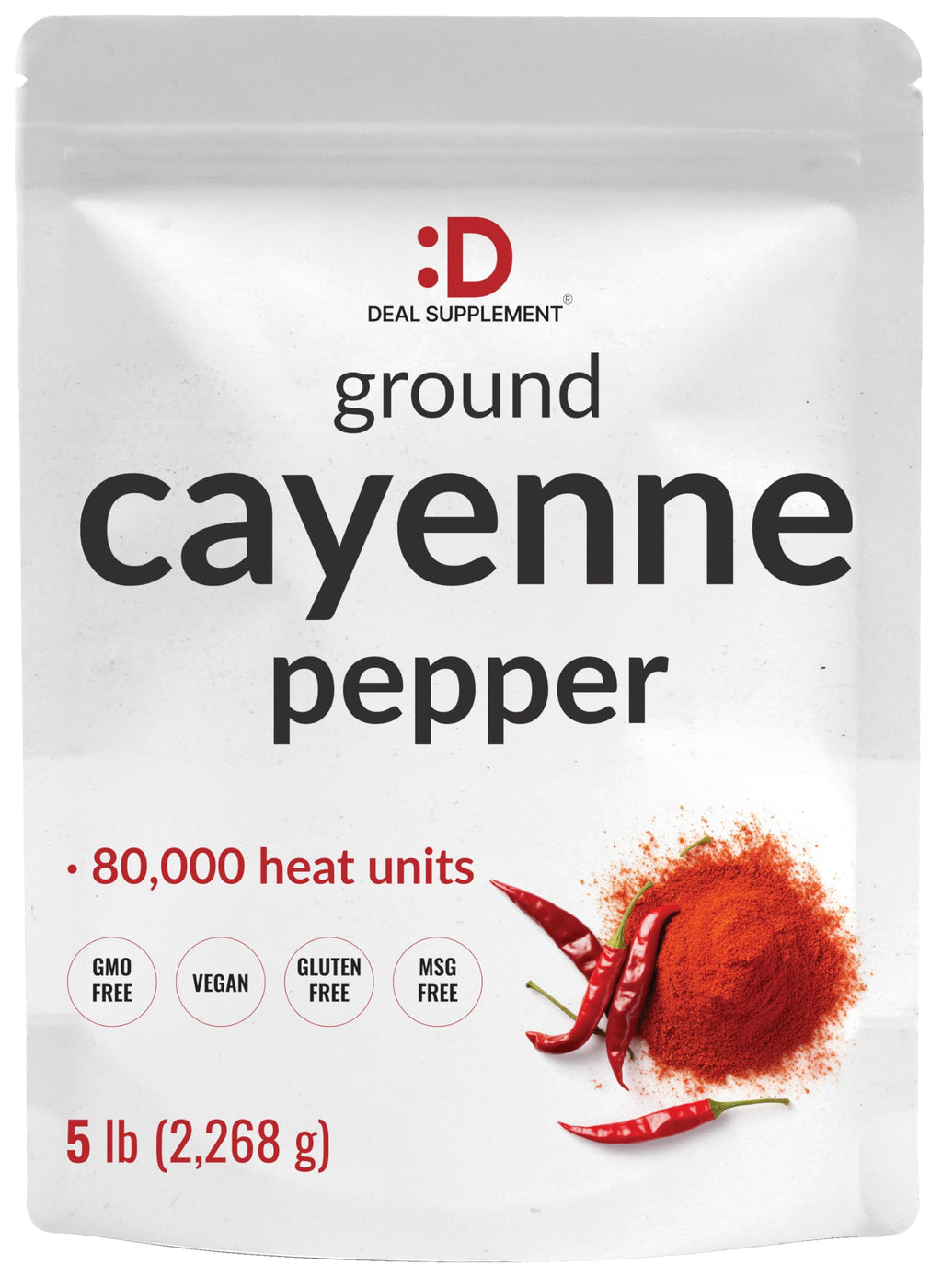 Ground Cayenne Pepper Powder, 5 Pounds Z107320
