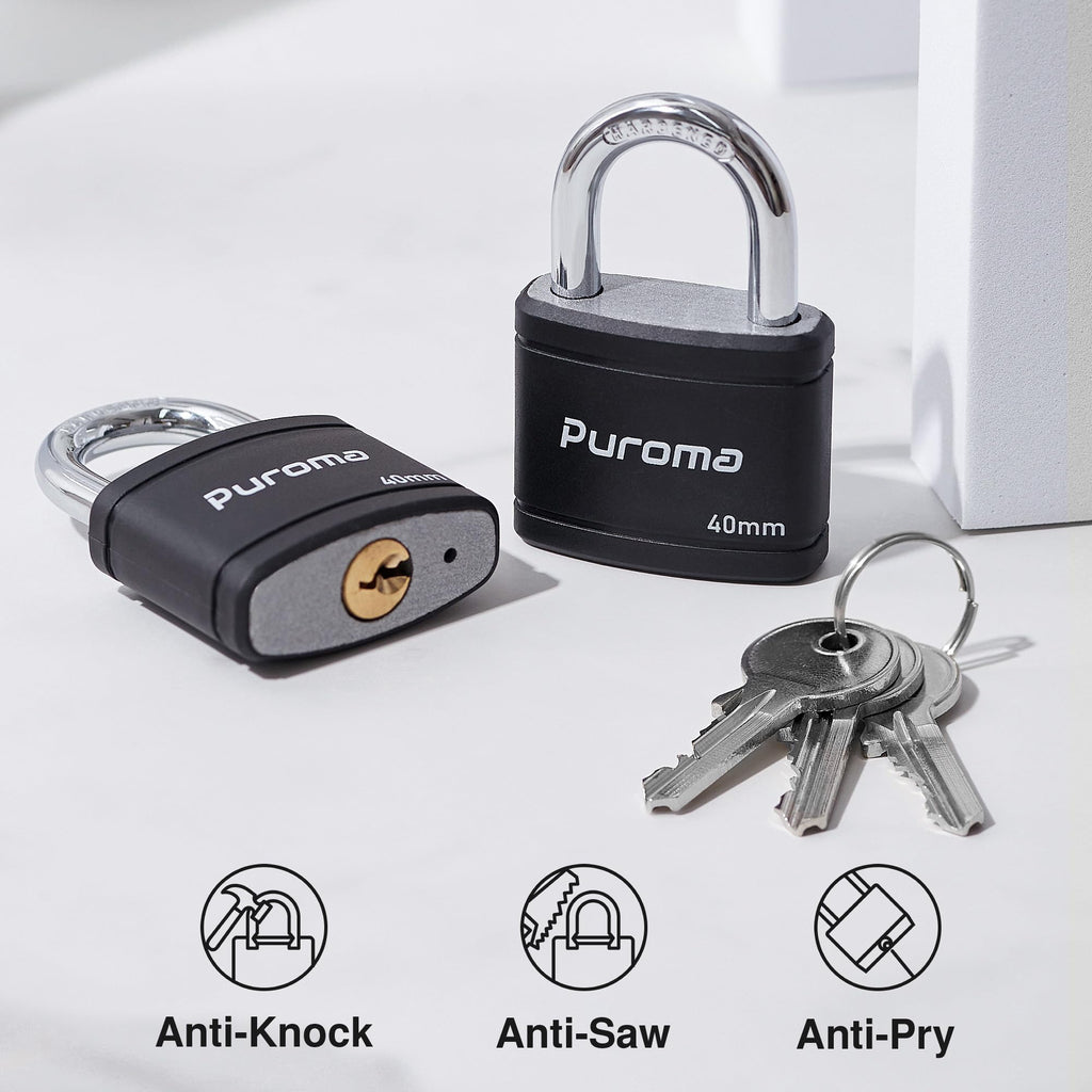 Black Keyed Padlock S3751