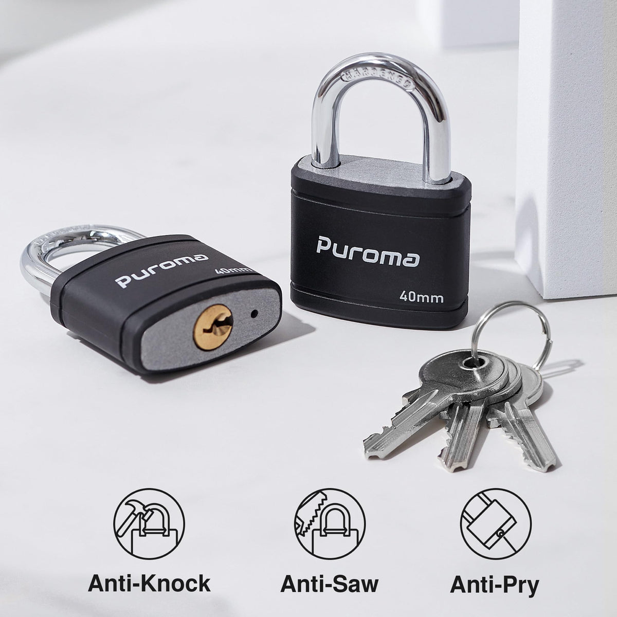 Black Keyed Padlock S3751