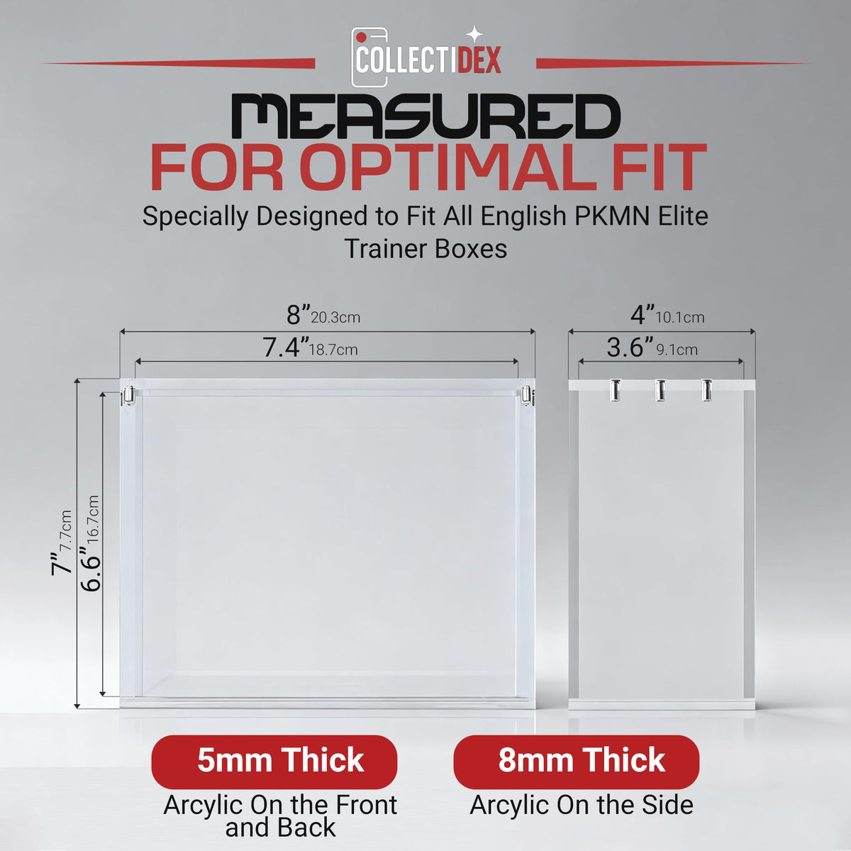Acrylic Case Protector with Magnet Lid H356