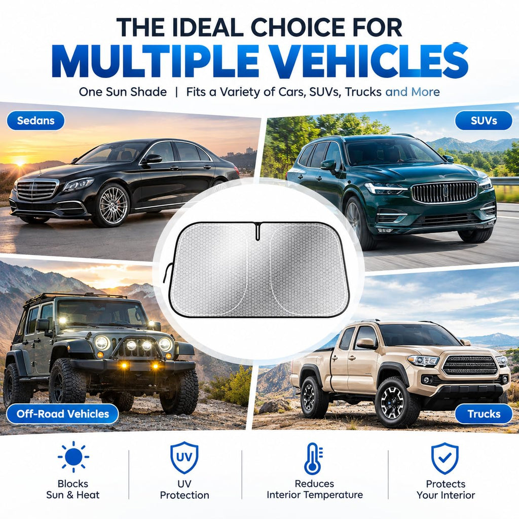 Car Windshield Sun Shade Graphene UV Protection I367951