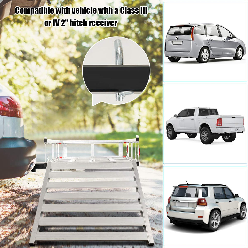 Aluminum Cargo Carrier with Ramp I2880