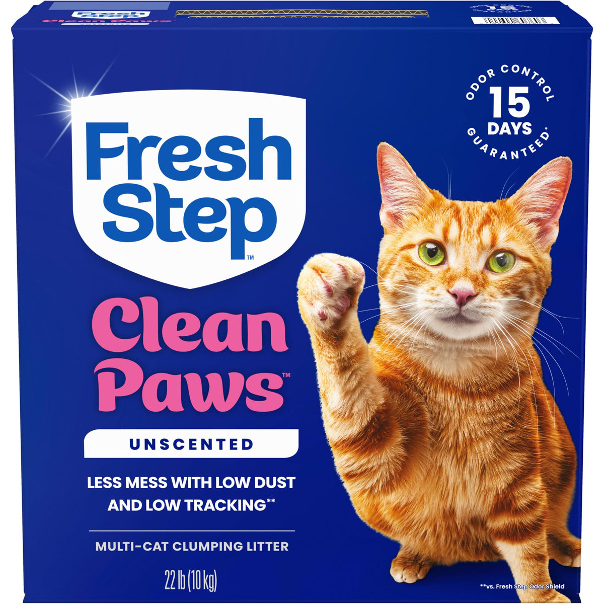 Multi Cat Clumping Litter, Unscented, 22 lb. Box U194918