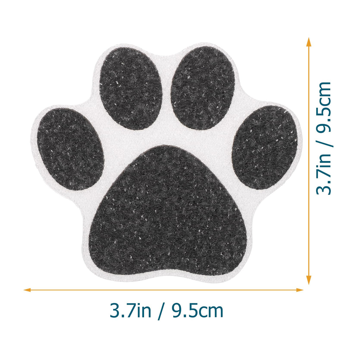 Non Slip Bathtub Stickers 10 pcs Dog Paw Decals W74696