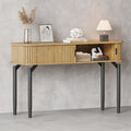 47 in Fluted Console Table with Storage W3723