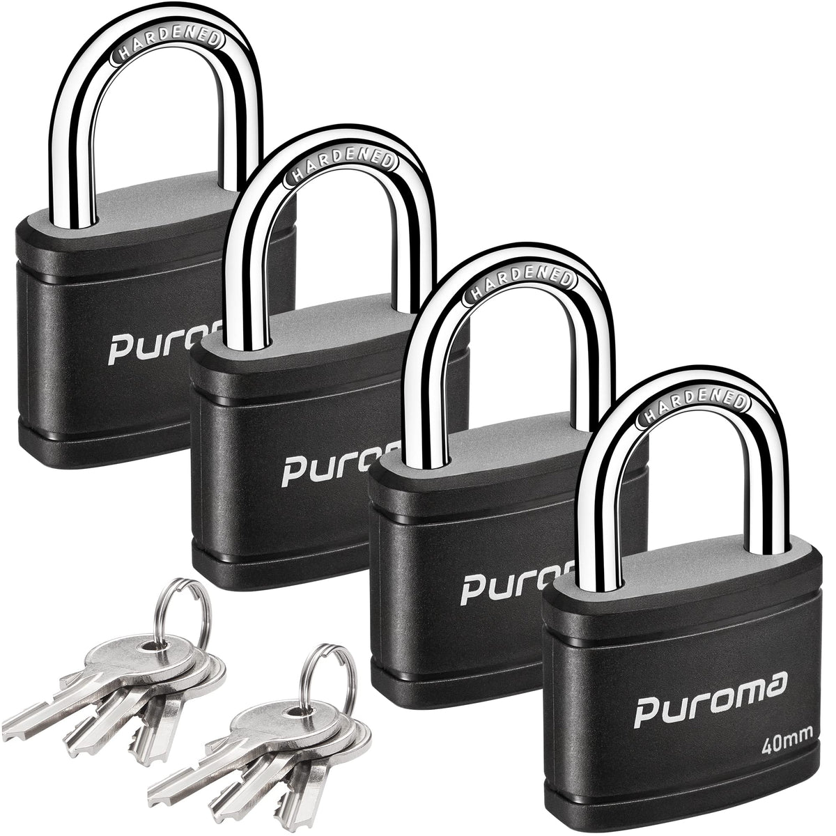 Black Keyed Padlock S3751