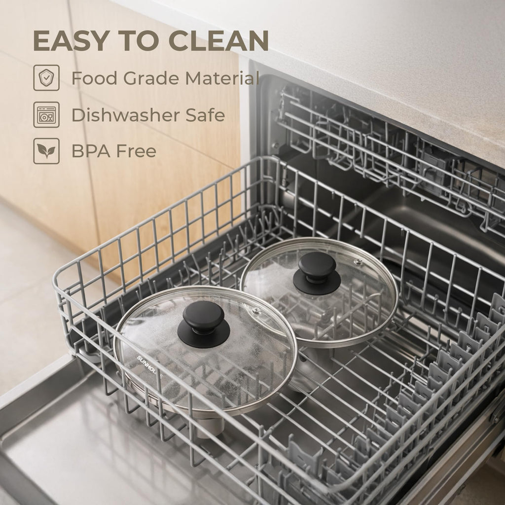 10 Inch Tempered Glass Pan Lid J384