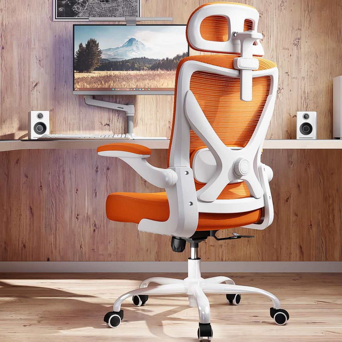 Ergonomic Mesh Office Chair with Headrest O581863