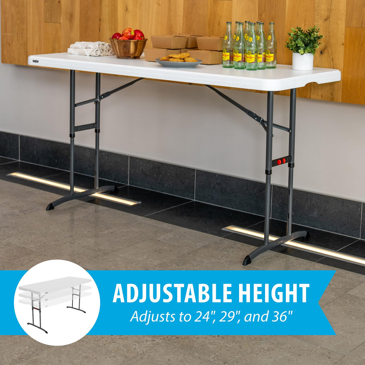 6-Foot Adjustable Height Nesting Table K38789