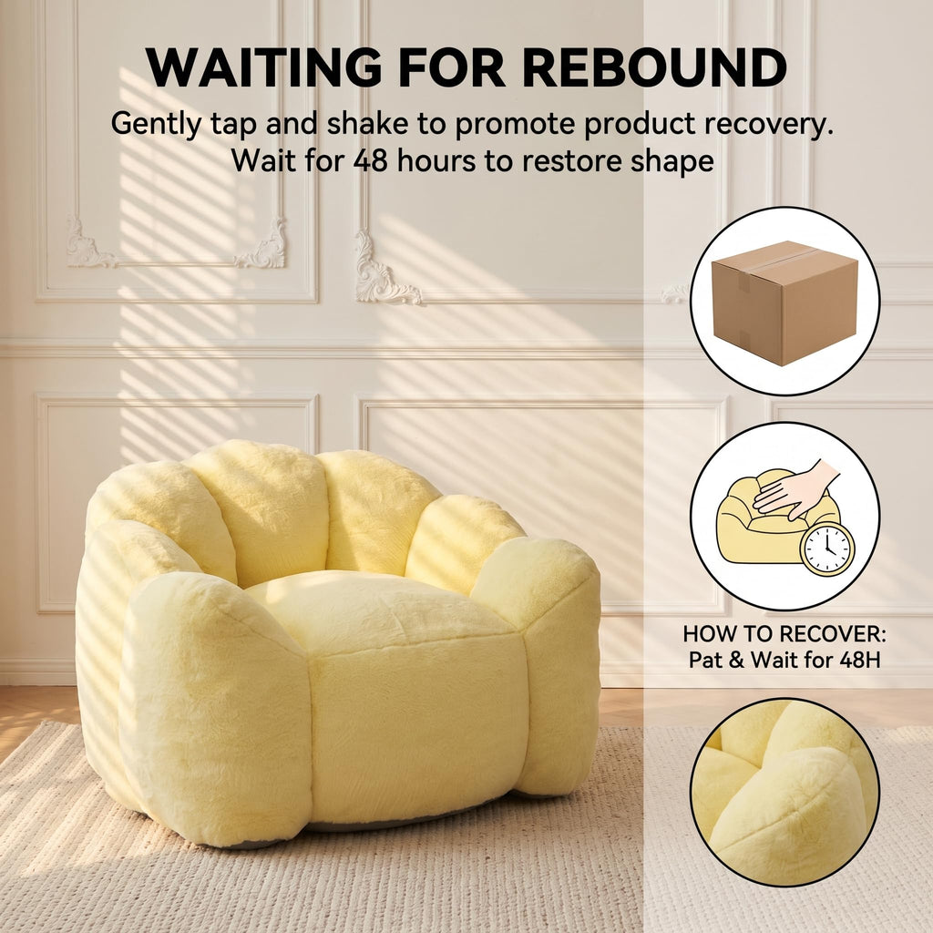 Lotus Bean Bag Chair with Pull Ring E818