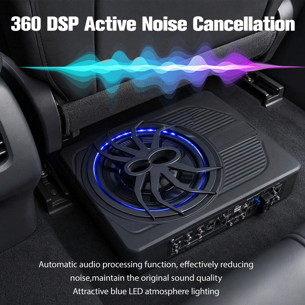 800W Under Seat Subwoofer with Amp J724