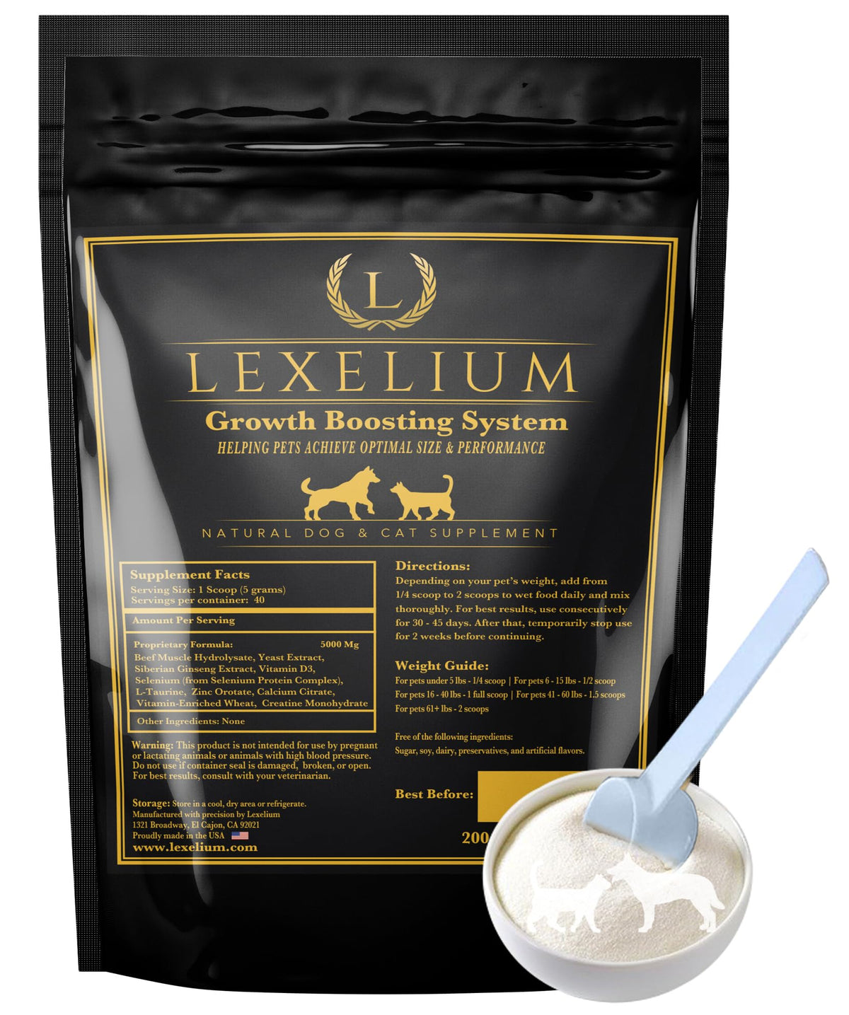 Weight Gainer Supplement for Dogs & Cats 200g X307717