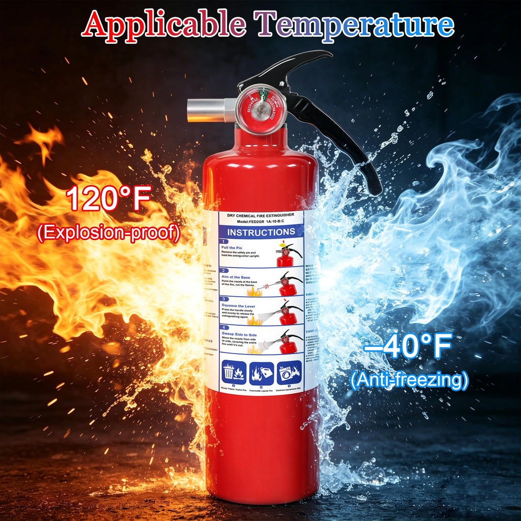 2.5lb ABC Dry Chemical Fire Extinguisher O420220