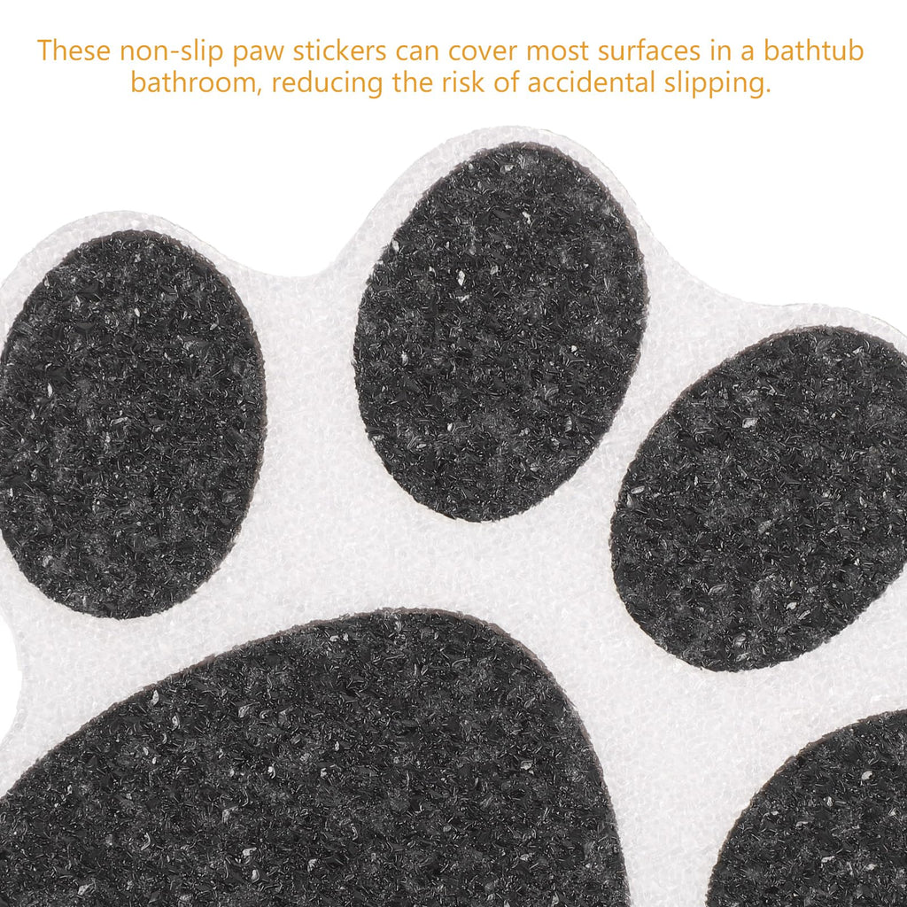 Non Slip Bathtub Stickers 10 pcs Dog Paw Decals W74696