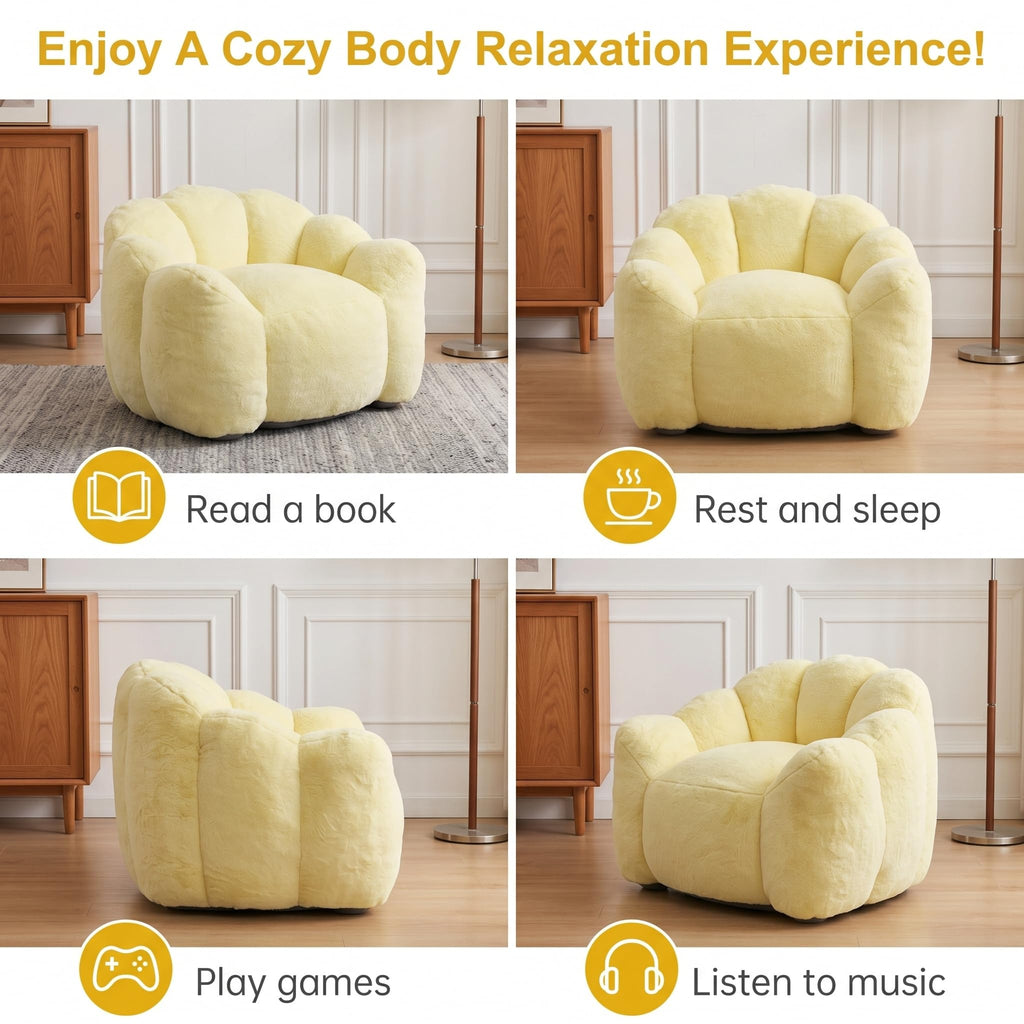 Lotus Bean Bag Chair with Pull Ring E818