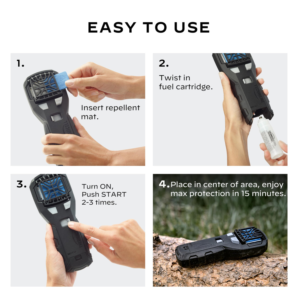 Portable Mosquito Repeller with 12-Hour Refill Z774810