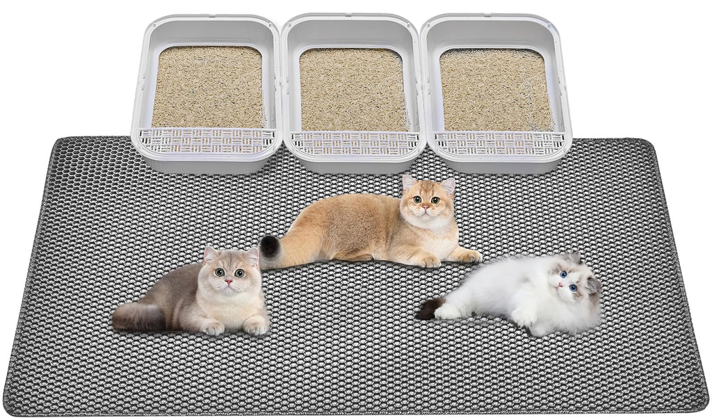 Extra Large Honeycomb Cat Litter Mat 46"x26" D954593