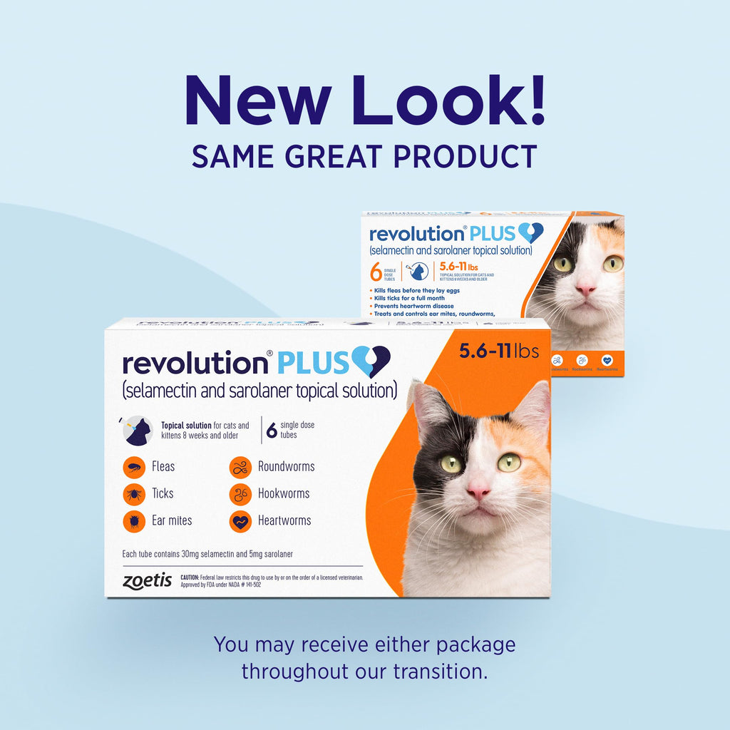 Topical Solution for Cats 5.6-11 lbs 1-Month Supply T600592