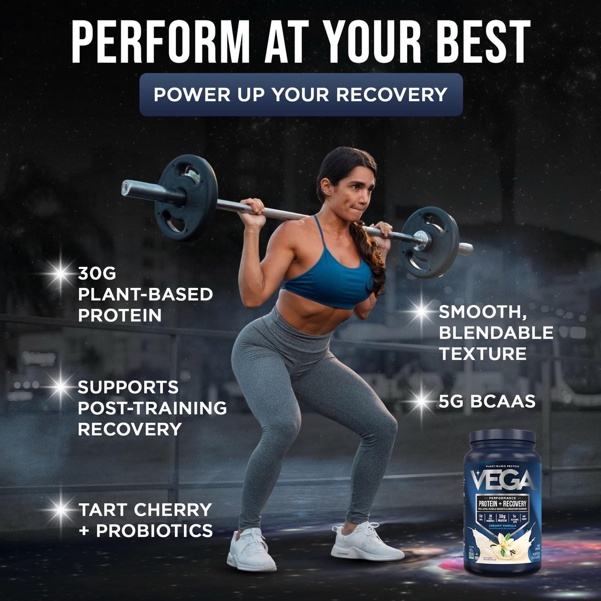 Vanilla Vegan Protein Powder 28.8 oz G712145