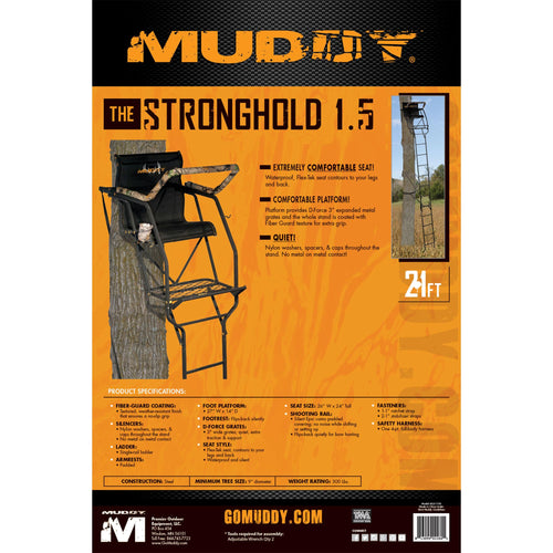 1 Person 21 Foot Climbing Tree Stand with Lumbar Seat F53062