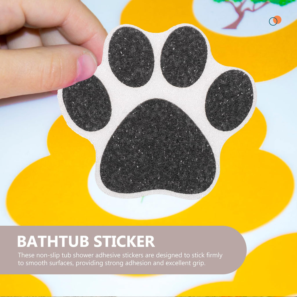 Non Slip Bathtub Stickers 10 pcs Dog Paw Decals W74696