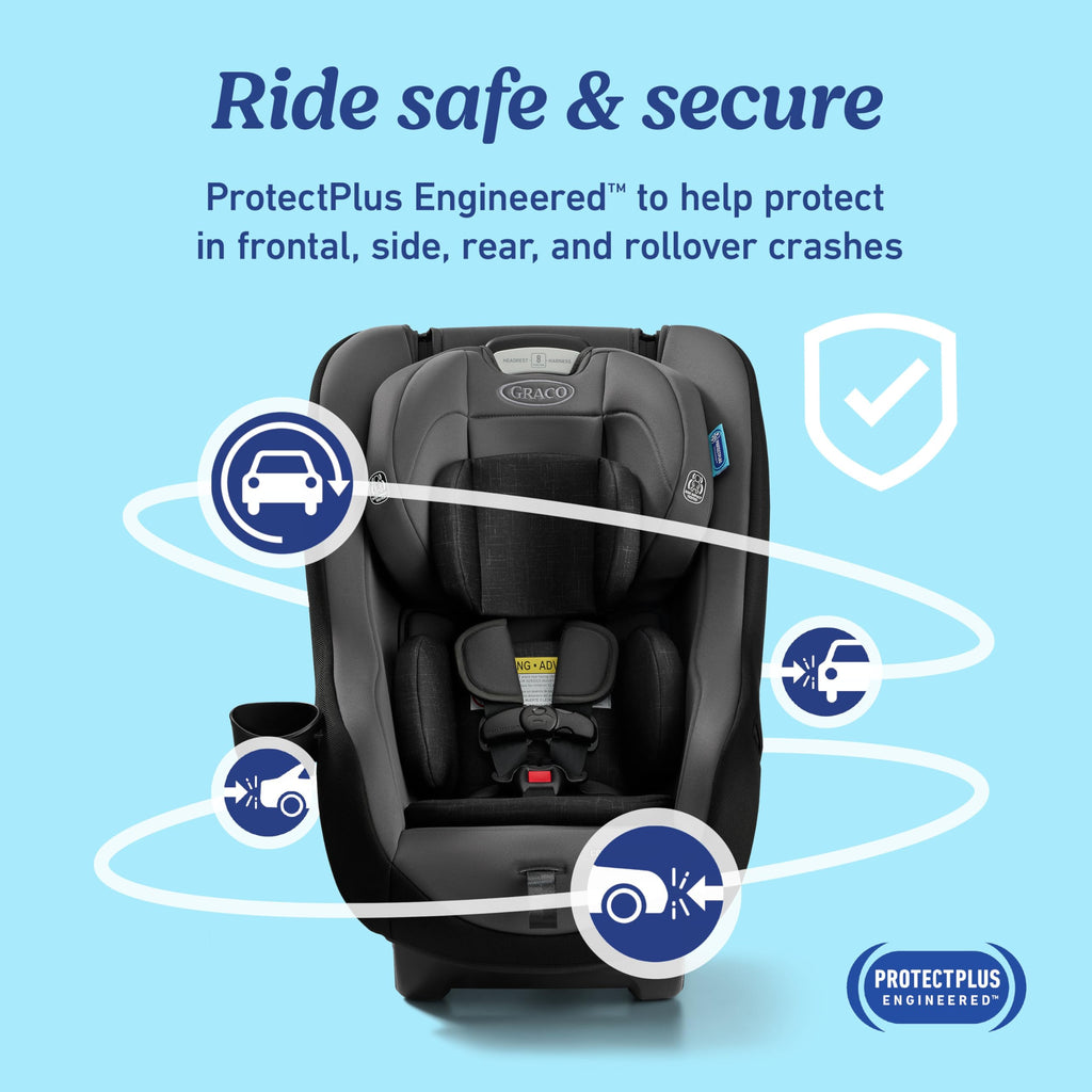 Slim Convertible Car Seat O7360